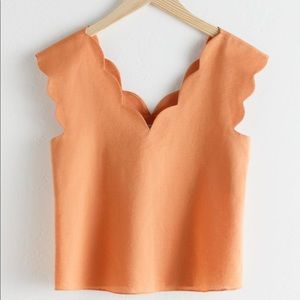 & Other Stories Orange Top